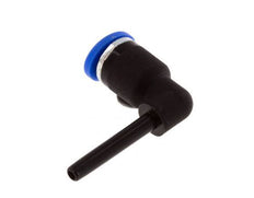 Raccord enfichable coudé 90deg 3mm x 3mm avec bouchon PA 66 NBR [5 Pièces].