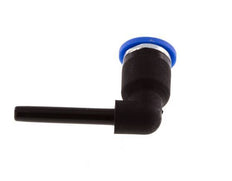 Raccord enfichable coudé 90deg 3mm x 3mm avec bouchon PA 66 NBR [5 Pièces].