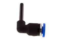 Raccord enfichable coudé 90deg 3mm x 3mm avec bouchon PA 66 NBR [5 Pièces].