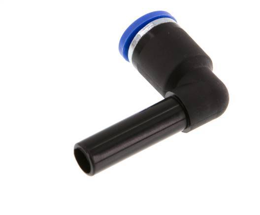 8mm x 8mm 90deg Elbow Push-in Fitting with Plug-in PA 66 NBR [2 Pieces]