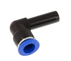 Raccord enfichable coudé 90deg 10mm x 10mm avec bouchon PA 66 NBR [2 pièces].