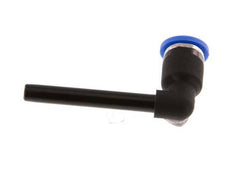 Raccord enfichable coudé 90deg 4mm x 4mm avec manchon long PA 66 NBR enfichable [2 pièces].
