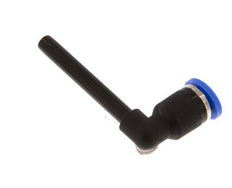 Raccord enfichable coudé 90deg 4mm x 4mm avec manchon long PA 66 NBR enfichable [2 pièces].