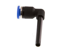 Raccord enfichable coudé 90deg 4mm x 4mm avec manchon long PA 66 NBR enfichable [2 pièces].