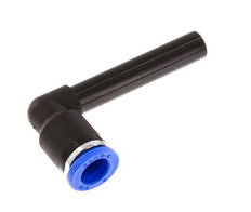 Raccord enfichable coudé 90deg 8mm x 8mm avec manchon long PA 66 NBR enfichable [2 pièces].