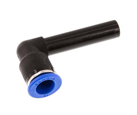 Raccord enfichable coudé 12mm x 12mm 90deg avec manchon long PA 66 NBR enfichable