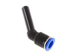 Raccord enfichable coudé 12mm x 12mm 45deg avec manchon long PA 66 NBR enfichable [2 pièces].