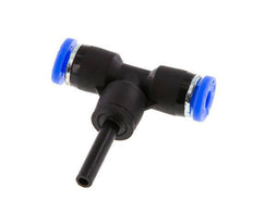 4mm x 4mm Tee Push-in Fitting with Plug-in PBT NBR [2 Pieces]