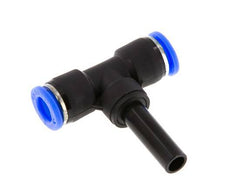 8mm x 8mm Tee Push-in Fitting with Plug-in PBT NBR [2 Pieces]