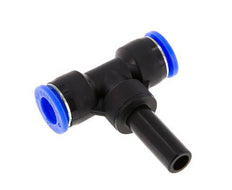 12mm x 12mm Tee Push-in Fitting with Plug-in PBT NBR [2 Pieces]