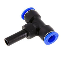 12mm x 12mm Tee Push-in Fitting with Plug-in PBT NBR [2 Pieces]