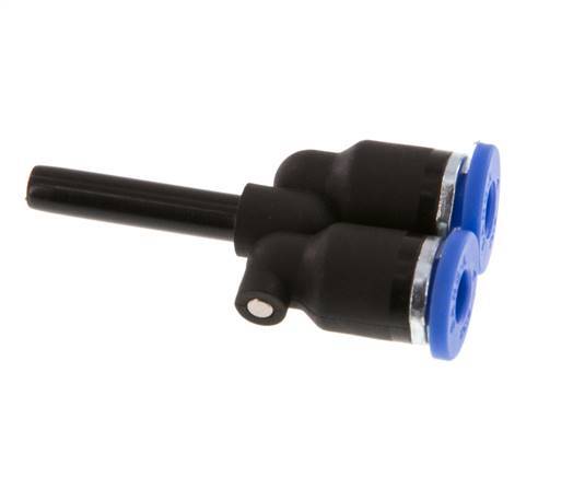 4mm x 4mm Y Push-in Fitting with Plug-in PA 66 NBR [2 Pieces]