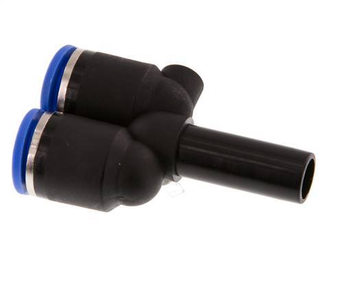 12mm x 12mm Y Push-in Fitting with Plug-in PA 66 NBR