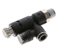 Régulateur de pression pneumatique 8mm - R1/4'' avec manomètre