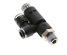 Régulateur de pression pneumatique 8mm - R1/4'' avec manomètre