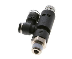 Régulateur de pression pneumatique 8mm - R1/4'' avec manomètre