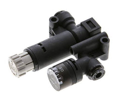 Régulateur de pression pneumatique 4mm avec manomètre