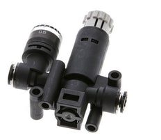 Régulateur de pression pneumatique 4mm avec manomètre