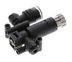 Régulateur de pression pneumatique 4mm avec manomètre