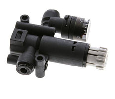Régulateur de pression pneumatique 4mm avec manomètre