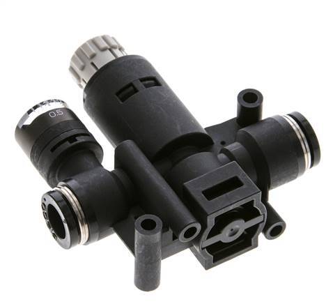 Régulateur de pression pneumatique 8mm avec manomètre