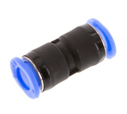 Raccord enfichable 6mm PBT NBR Design compact [2 Pièces].