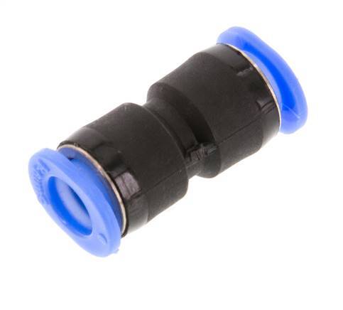 Raccord enfichable 6mm PBT NBR Design compact [2 Pièces].