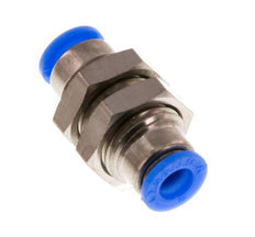 Raccord enfichable 4mm en laiton/PBT NBR Bulkhead Design compact [2 pièces].