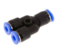 Raccord enfichable en Y 3mm PBT NBR Conception compacte [2 Pièces].