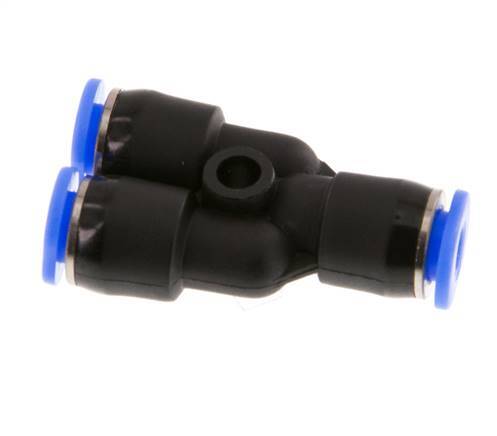 Raccord enfichable en Y 3mm PBT NBR Conception compacte [2 Pièces].