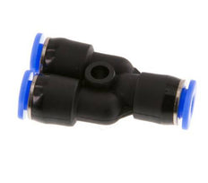 Raccord enfichable en Y 3mm PBT NBR Conception compacte [2 Pièces].
