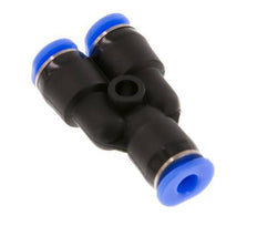 Raccord enfichable en Y 3mm PBT NBR Conception compacte [2 Pièces].