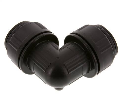 raccord enfichable coudé 90deg 28mm POM NBR