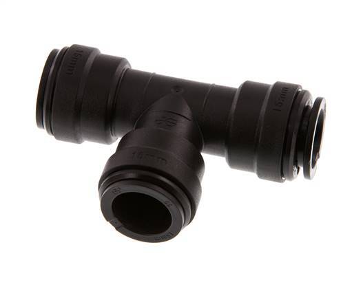 raccord enfichable en T 15mm POM NBR FDA