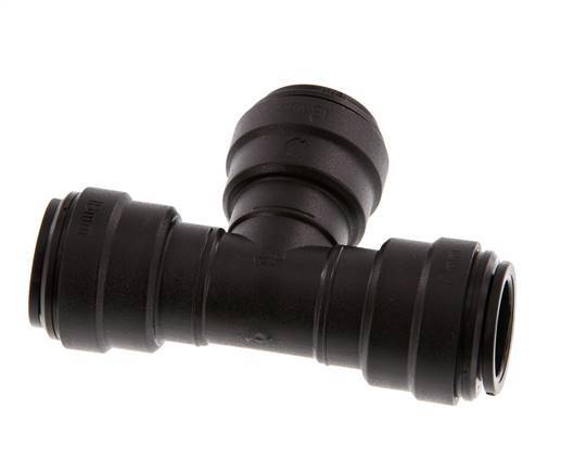 raccord enfichable en T 18mm POM NBR FDA