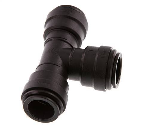 raccord enfichable en T 18mm POM NBR FDA