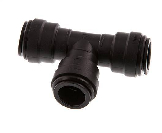 raccord enfichable en T 18mm POM NBR FDA