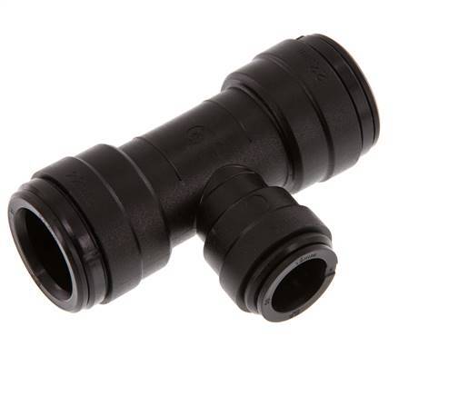raccord enfichable en T 15mm x 22mm POM NBR FDA