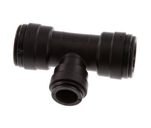 raccord enfichable en T 15mm x 22mm POM NBR FDA