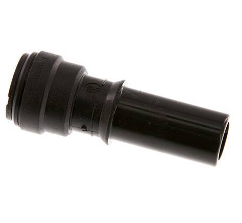 raccord enfichable 15mm x 18mm avec bouchon POM NBR