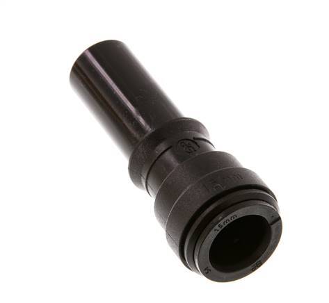 raccord enfichable 15mm x 18mm avec bouchon POM NBR