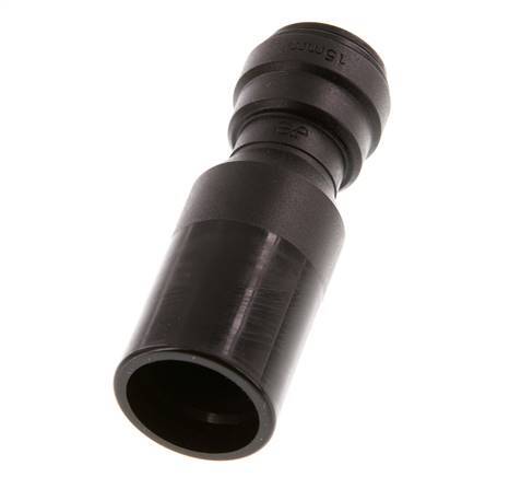 15mm x 28mm Push-in Fitting with Plug-in POM NBR