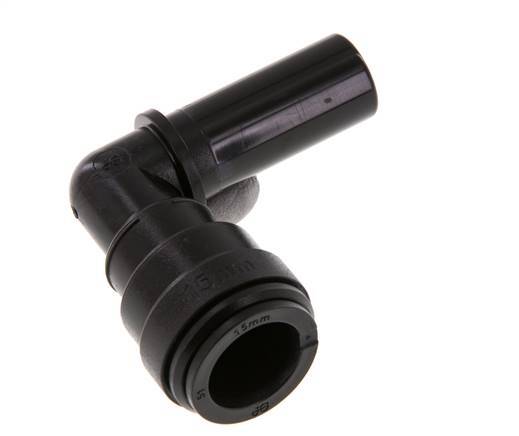 15mm 90deg Elbow Push-in Fitting with Plug-in POM NBR