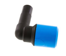 raccord enfichable coudé 90deg 32mm avec bouchon PA/POM NBR