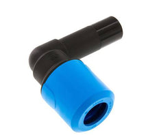 raccord enfichable coudé 90deg 32mm avec bouchon PA/POM NBR