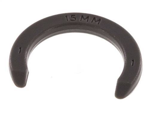 15 mm Collet Locking Clips for Push-in Fittings [20 Pieces]