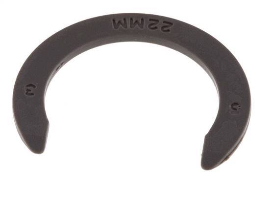 Clips de blocage de pinces de serrage 22 mm pour raccords instantanés [20 pièces].