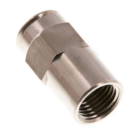 Raccord enfichable 10mm x G1/4'' avec filets femelles Laiton NBR [2 Pièces]