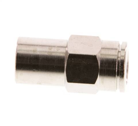 Raccord enfichable 8mm x G1/8'' avec filets femelles Laiton FKM [2 Pièces].