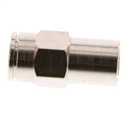 Raccord enfichable 8mm x G1/8'' avec filets femelles Laiton FKM [2 Pièces].